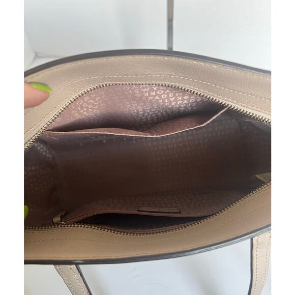 KATE SPADE 2-Way Leather Patterson Drive Geraldine
Taupe Hand Crossbody Tote Bag - Picture 6 of 13